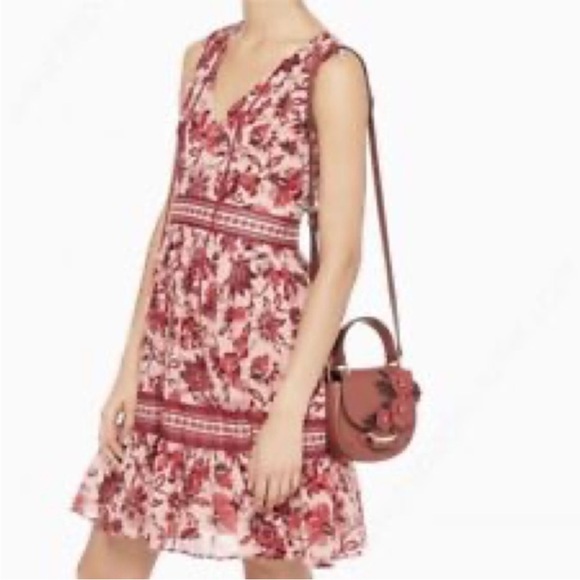 Kate Spade Paisley in Bloom Dress Conch Shell Size 0 - Picture 14 of 14